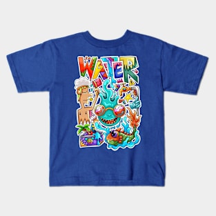 CUTE WATER Kids T-Shirt